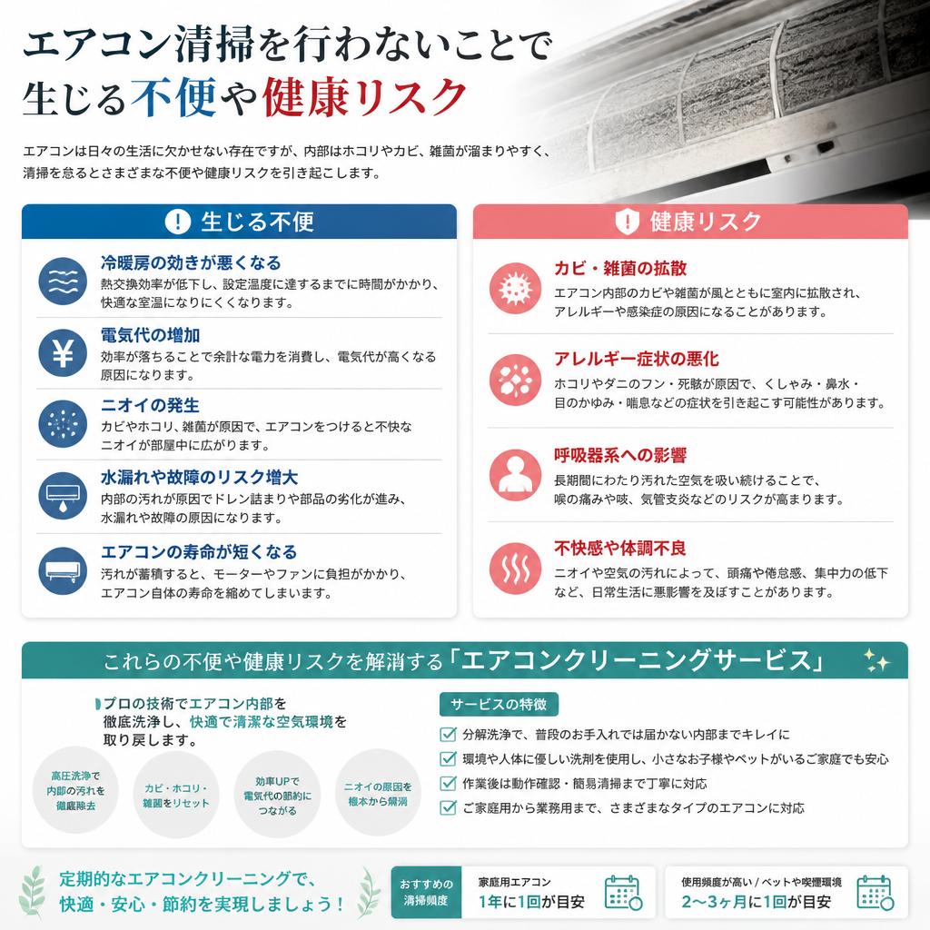 清掃前の感じる不便