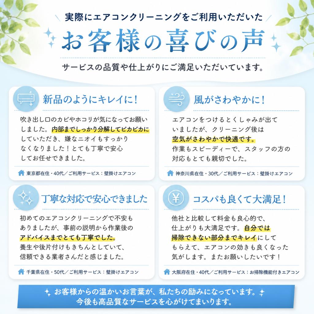 お客様の声
