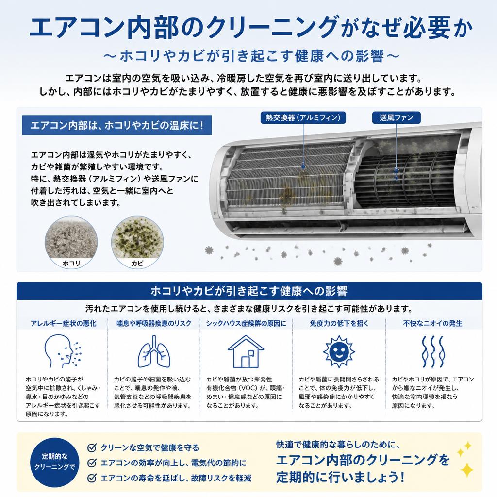 エアコンクリーニングの重要性