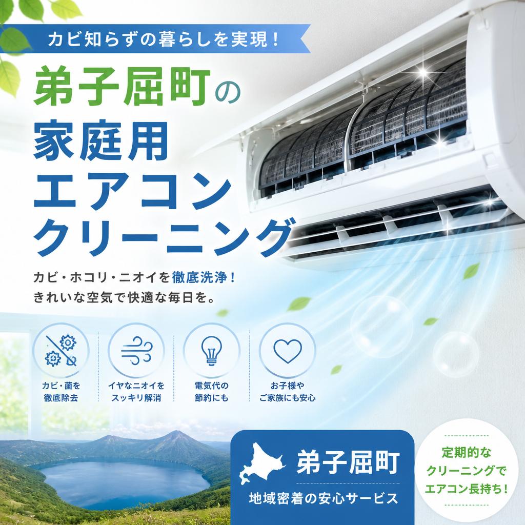 カビ知らずの暮らしを実現！弟子屈町の家庭用エアコンクリーニング