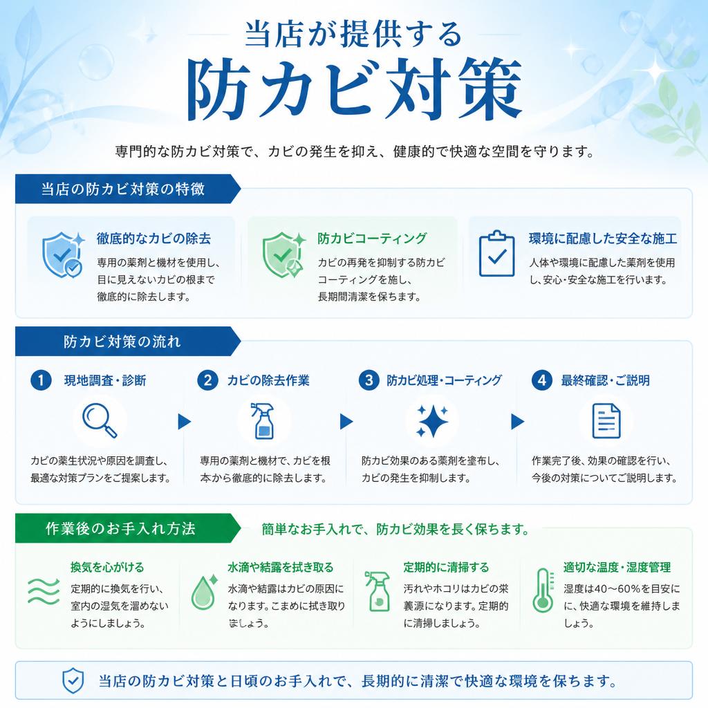 防カビ対策で安心な住空間を