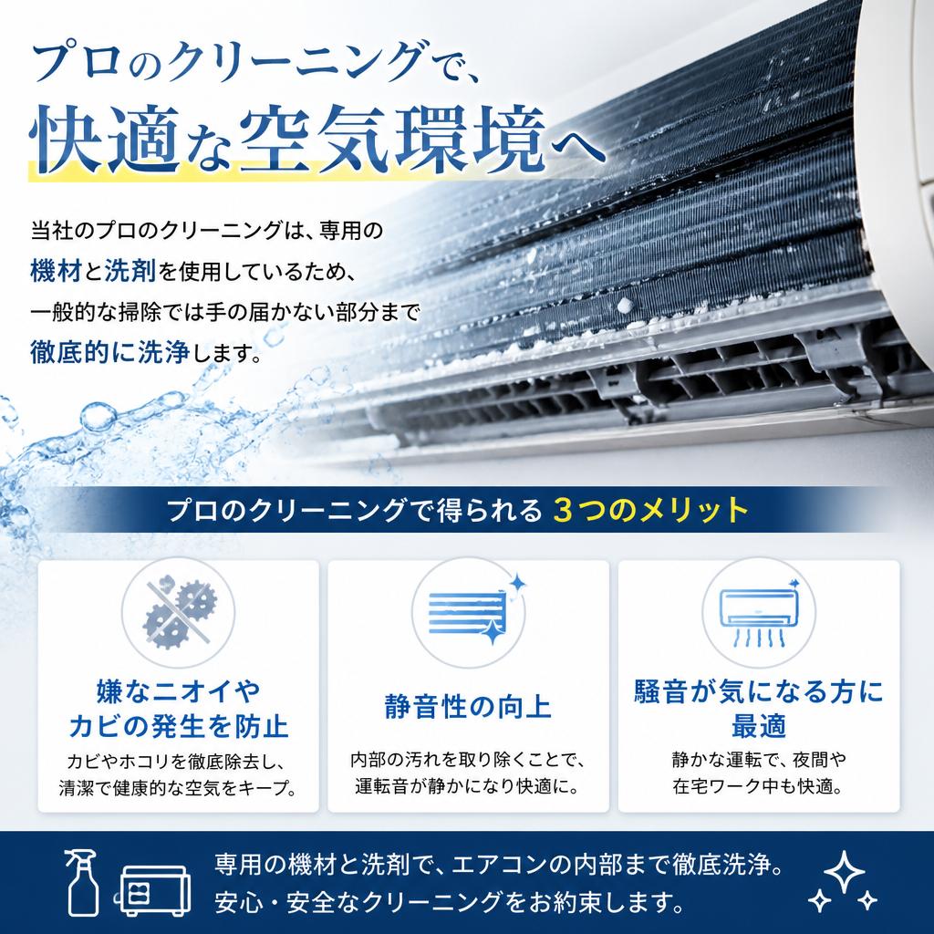 プロのクリーニングで得られるメリット