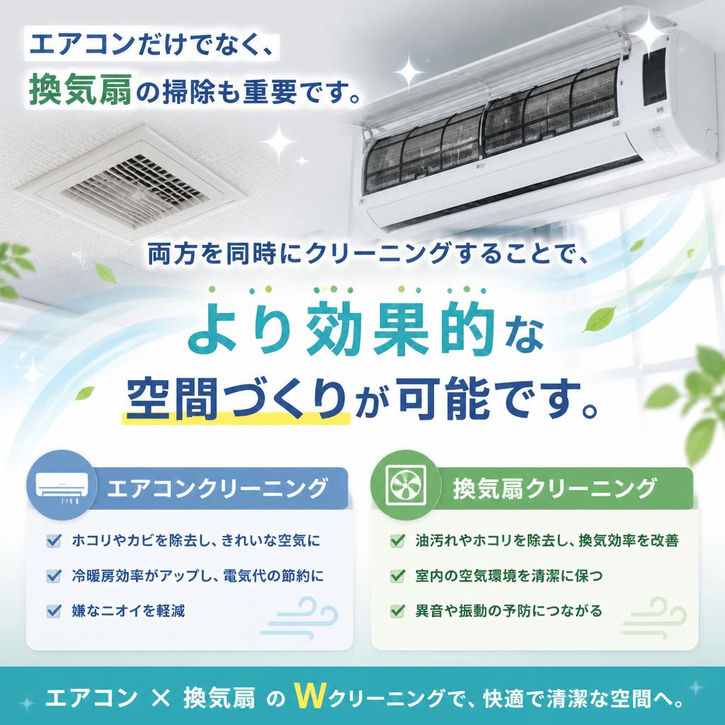換気扇掃除もお忘れなく!