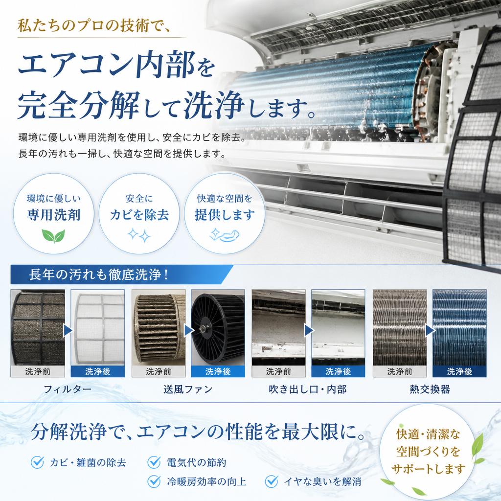おそうじ本舗根室店のクリーニングサービス
