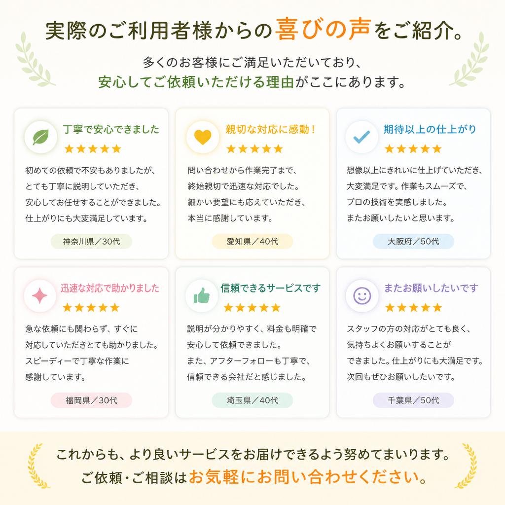 お客様の声