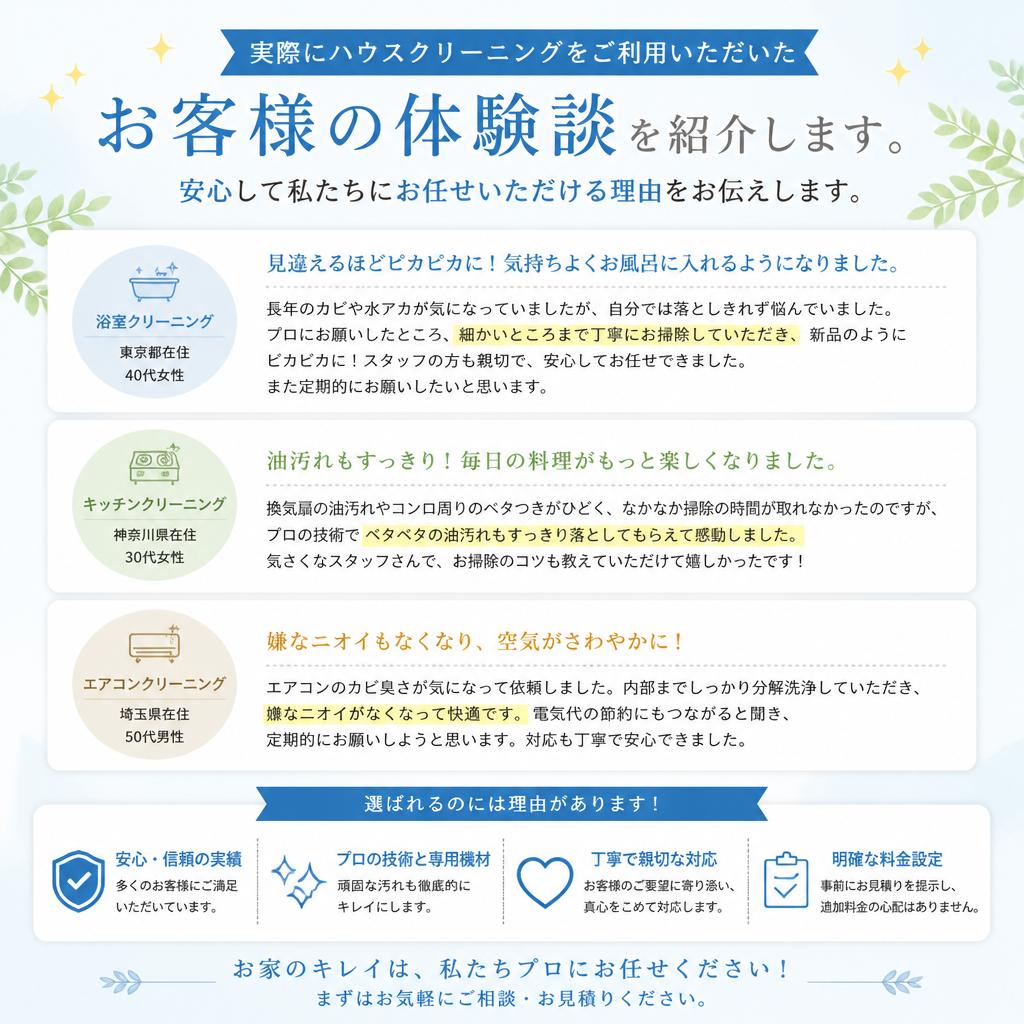 お客様の声