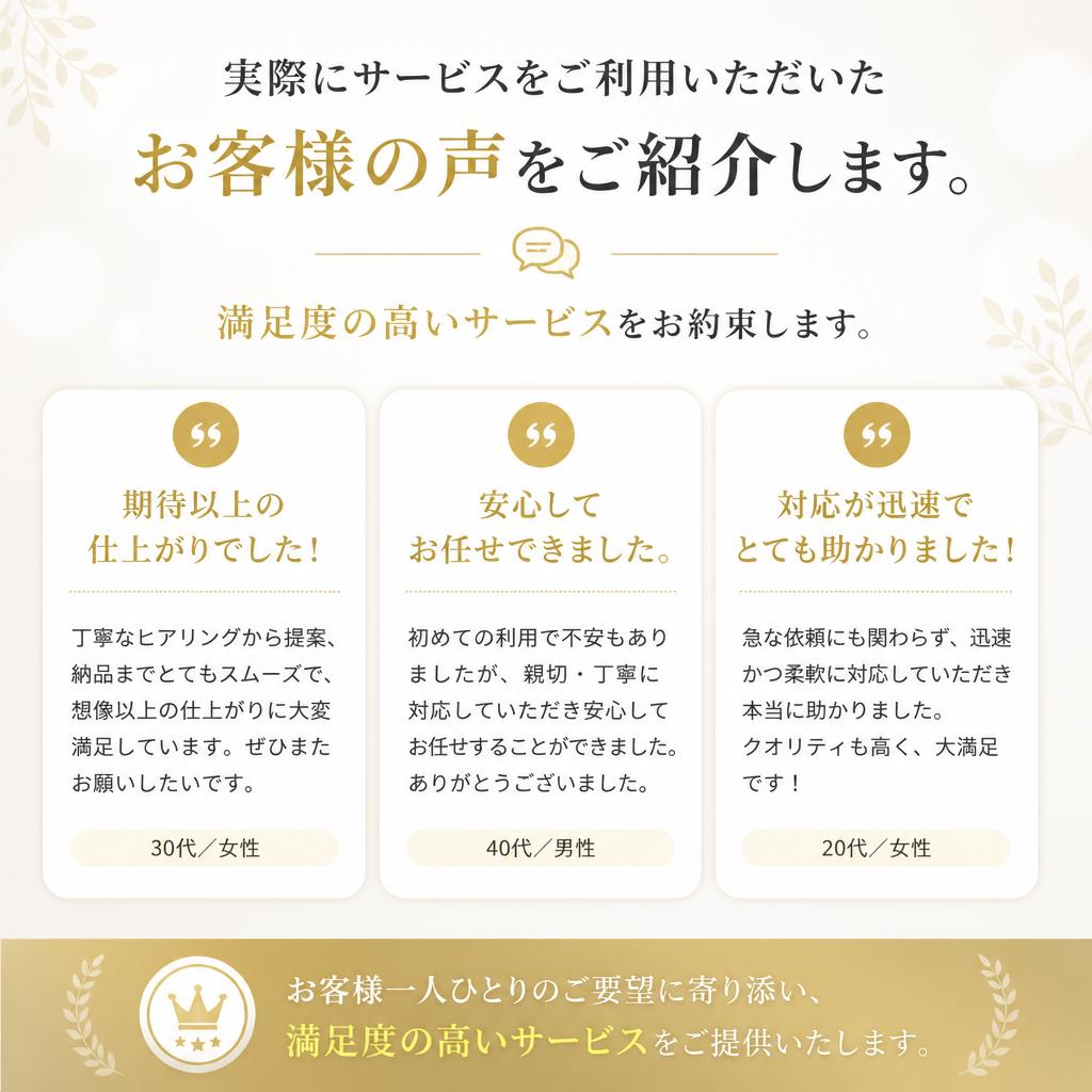 お客様の声
