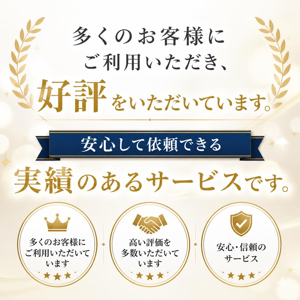 実績と信頼
