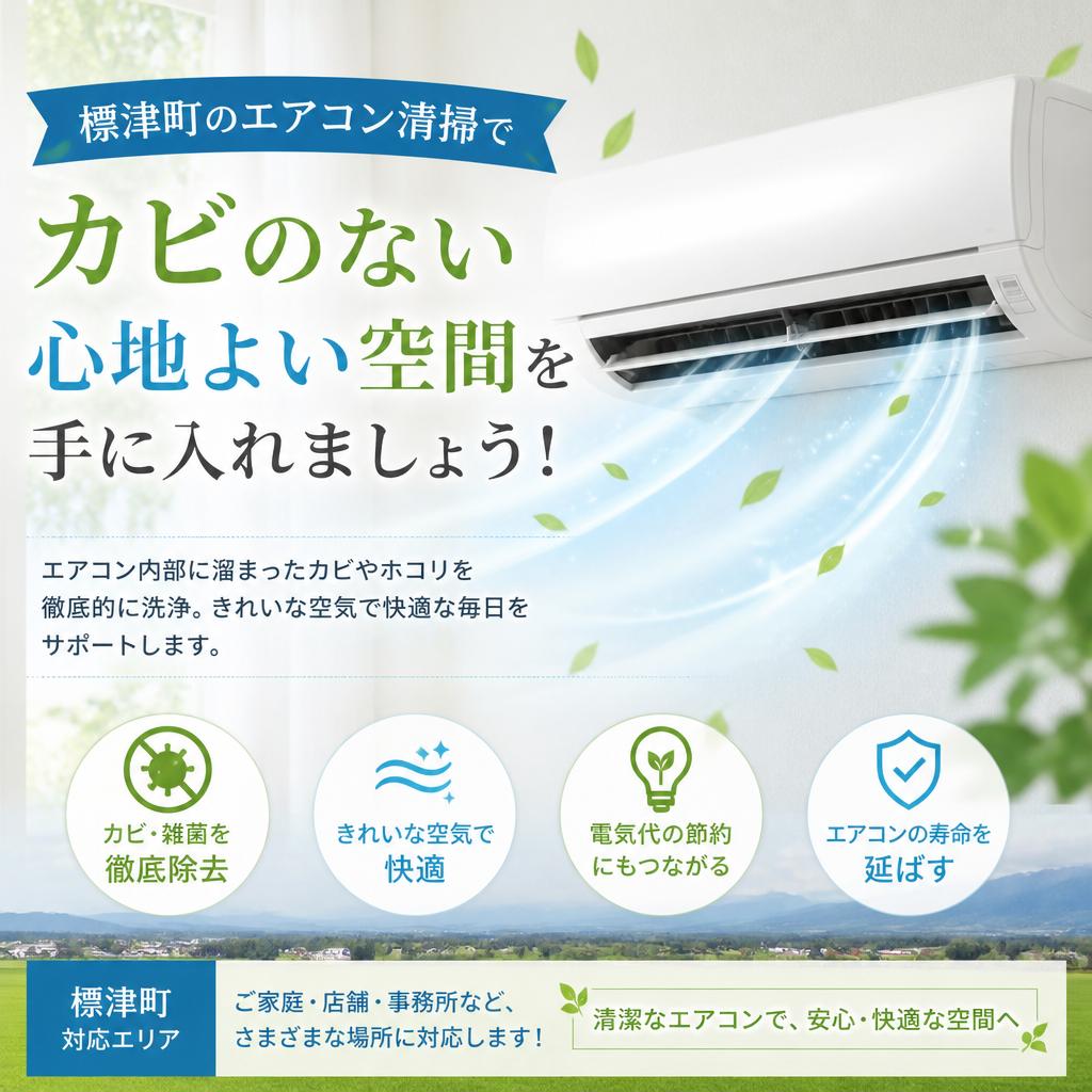 標津町のエアコン清掃で、カビのない心地よい空間を手に入れましょう！