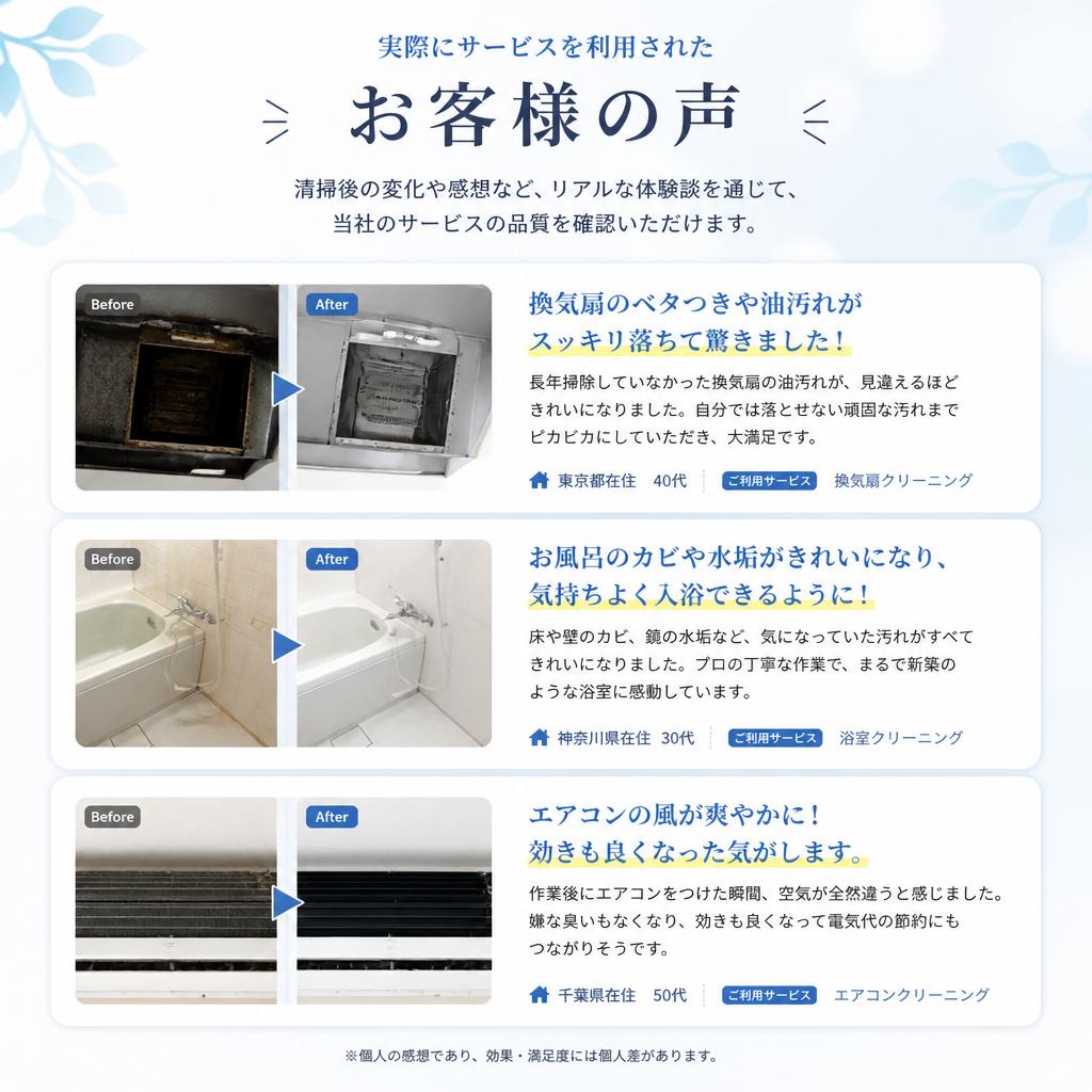 お客様の声