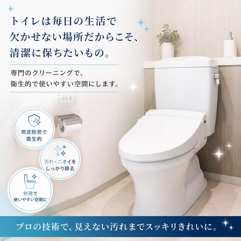 トイレクリーニング – 毎日の安心をサポート