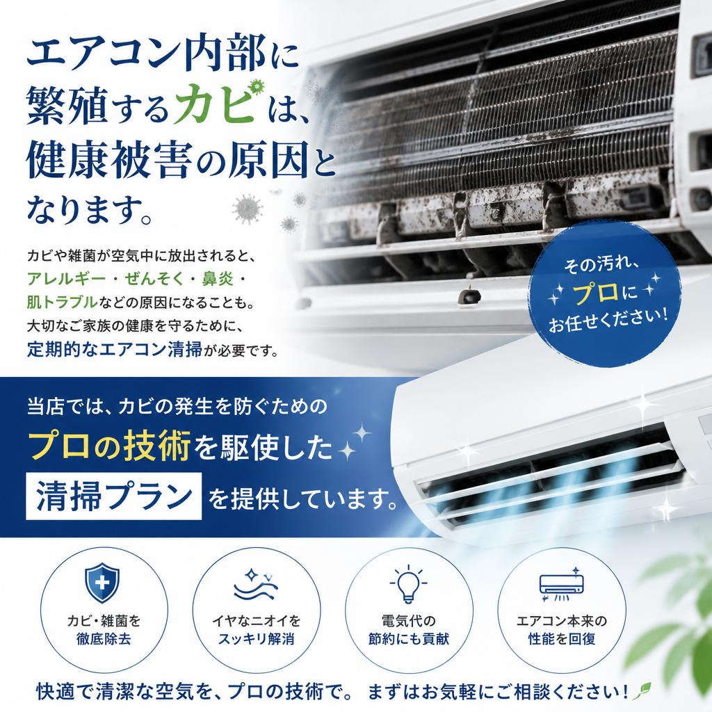 プロの技術でカビを防ぐ