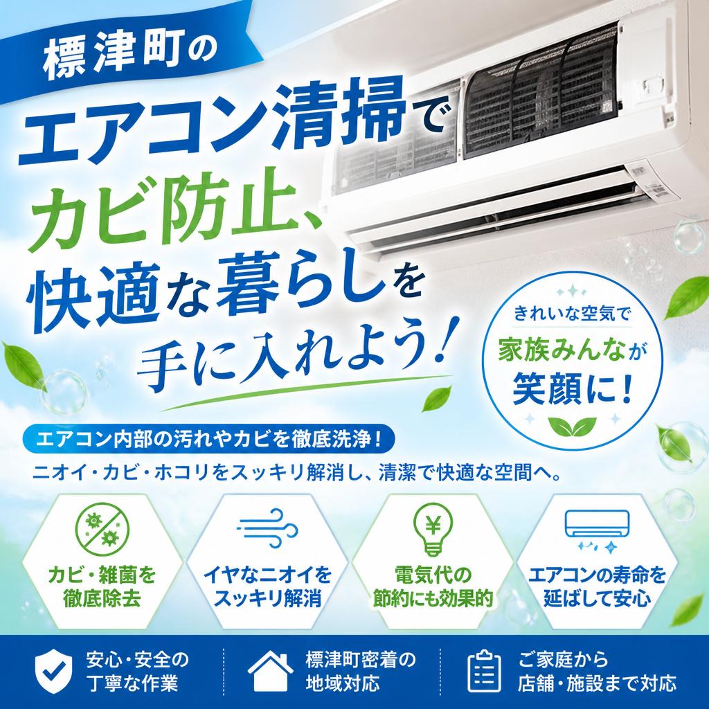 標津町のエアコン清掃でカビ防止、快適な暮らしを手に入れよう！