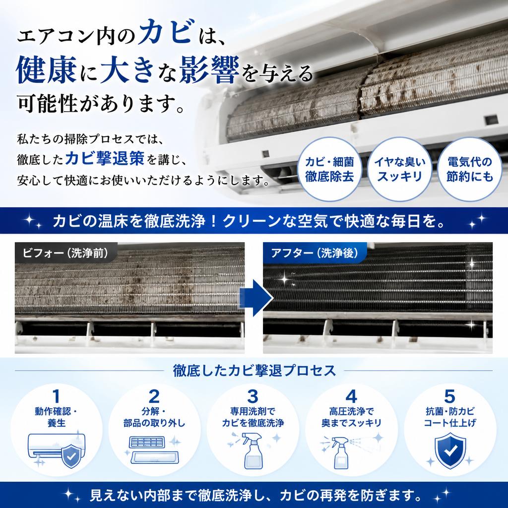 3. カビ撃退のプロセス