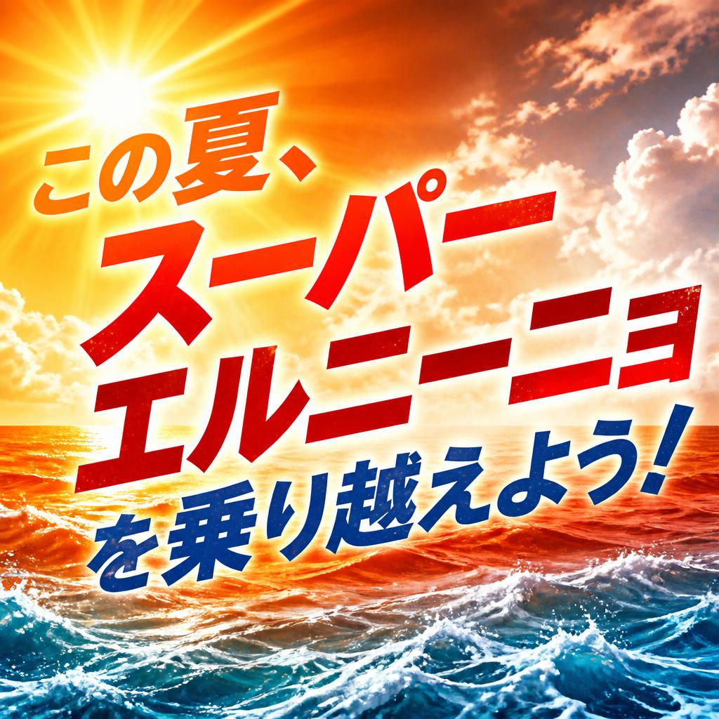 この夏、スーパーエルニーニョを乗り越えよう！