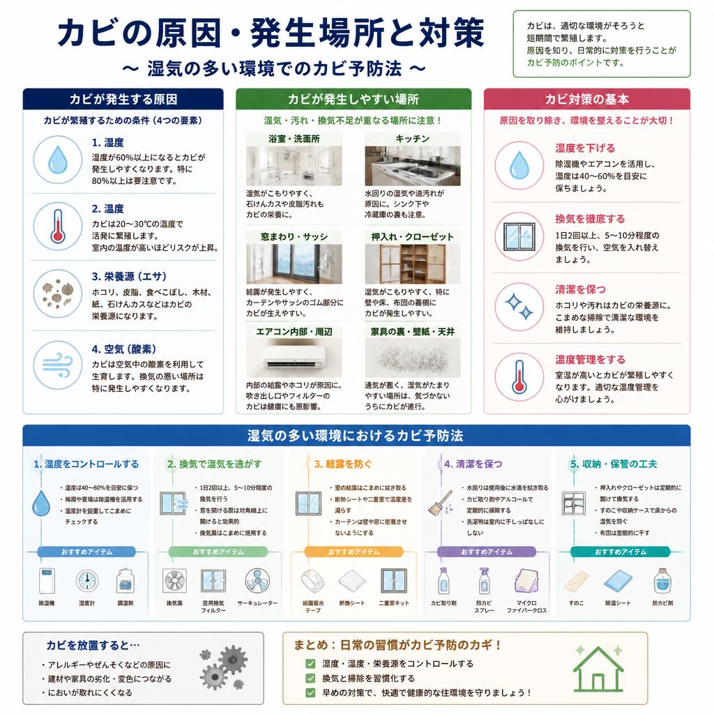 4. カビ対策のポイント