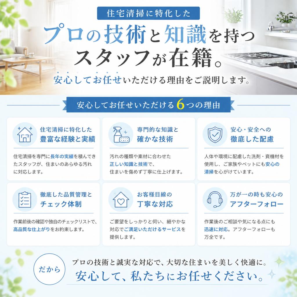 住宅清掃の専門知識