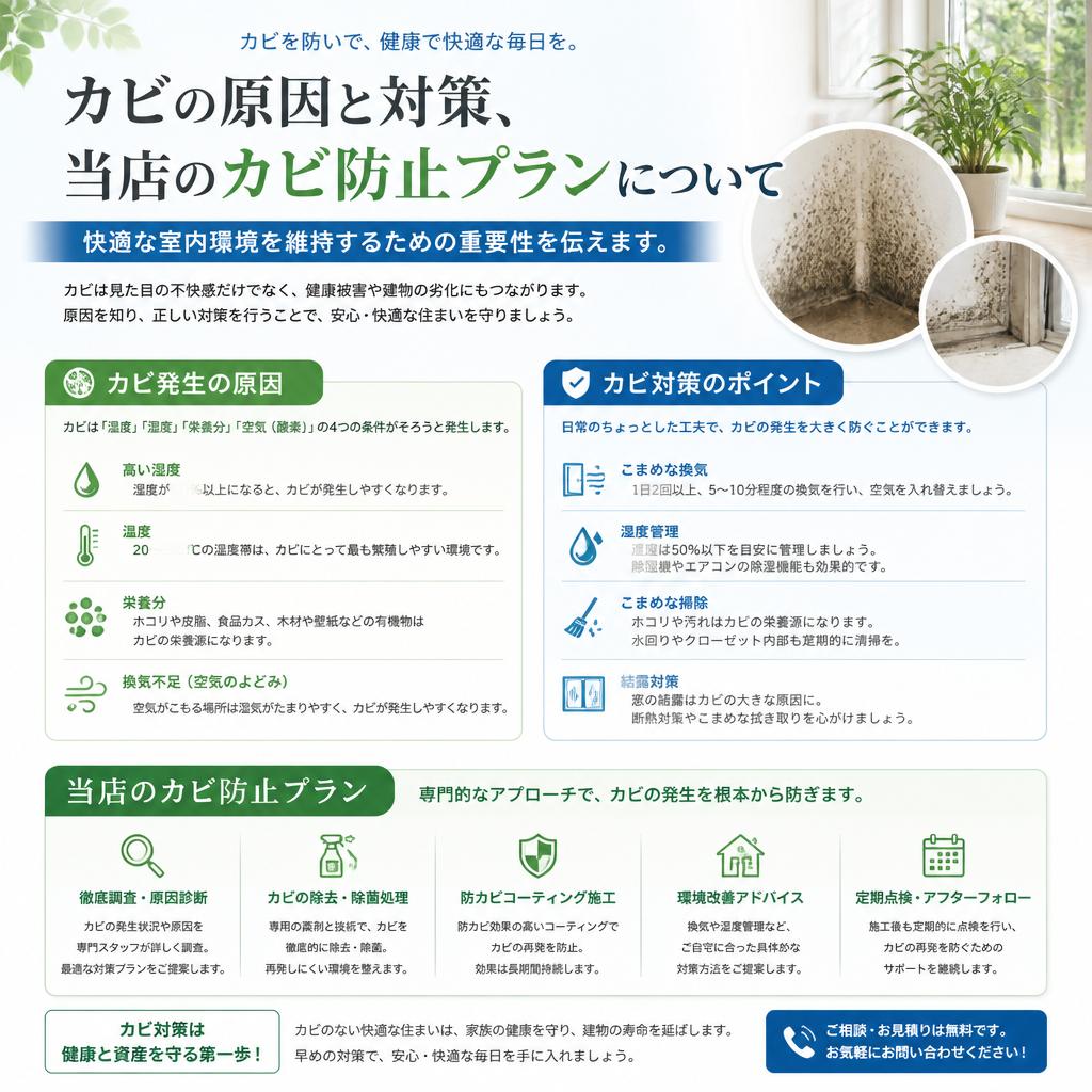 カビ防止プランの重要性