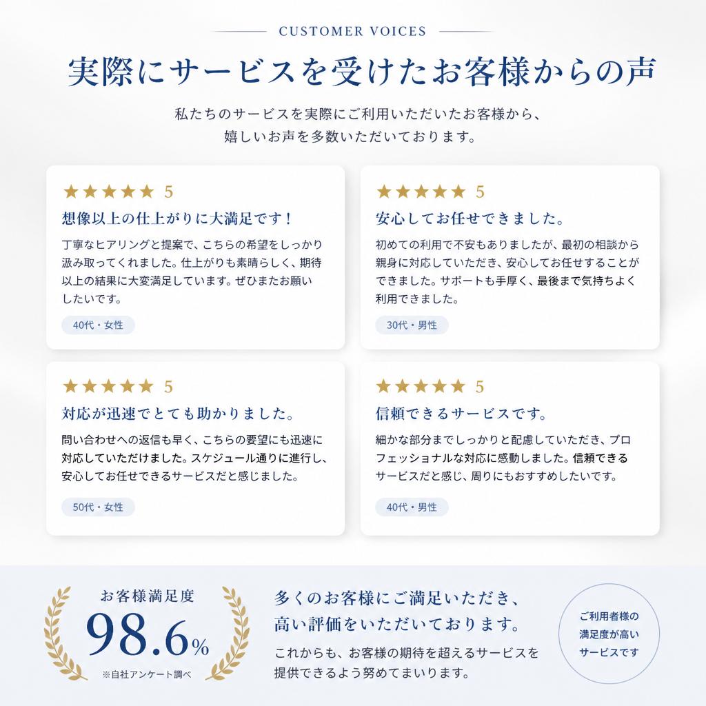 お客様の声