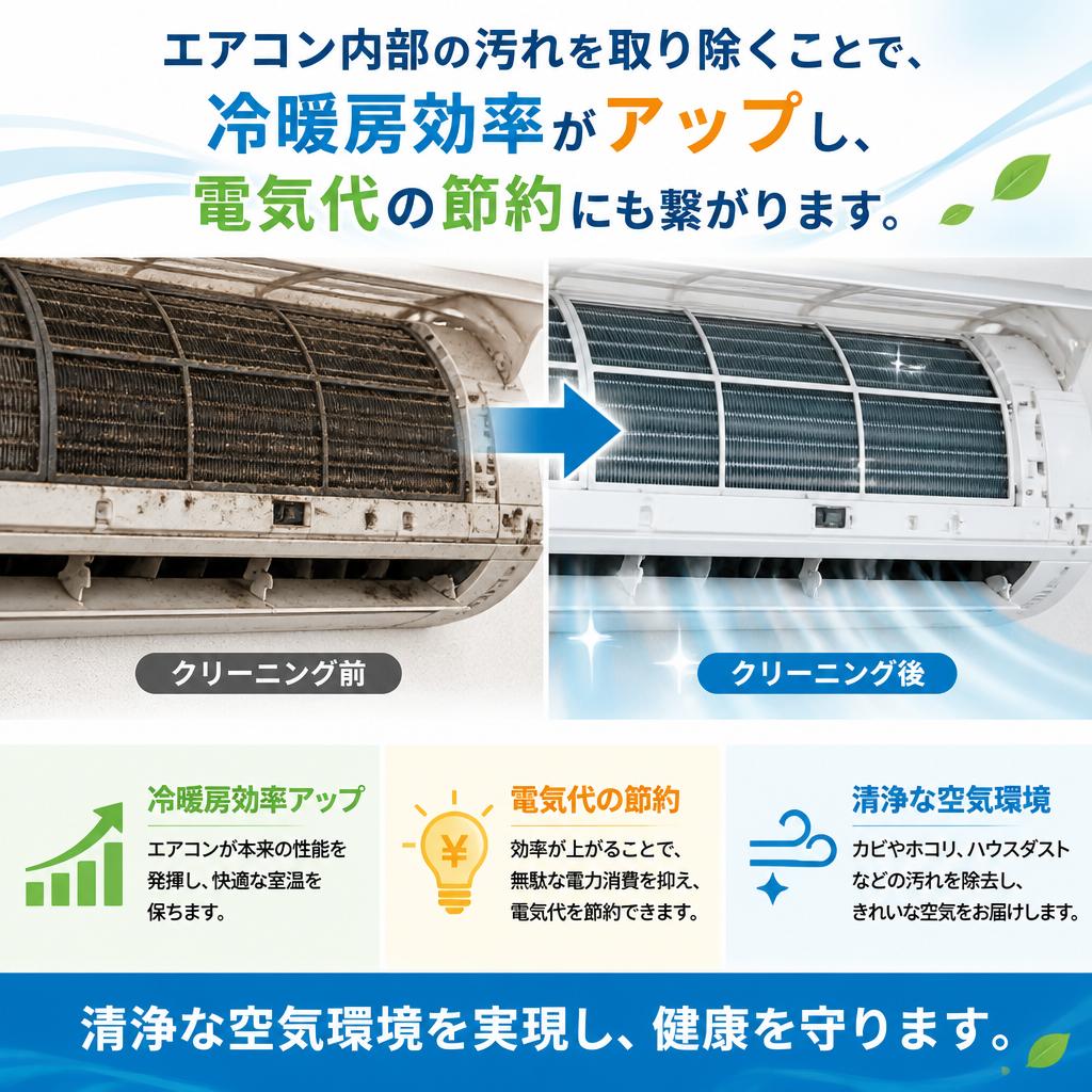 2. エアコンのクリーニングがもたらす利点